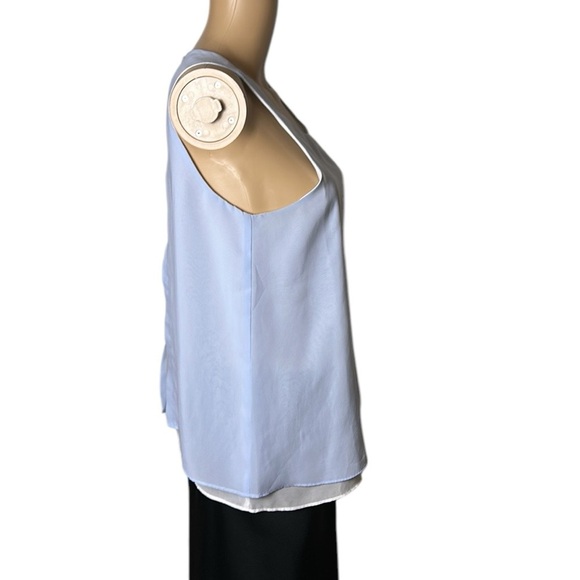 BR Sheer,chiffon,layered blouse,MP ,fairy,whimsical,sleeveless,dainty,loose - Picture 4 of 14